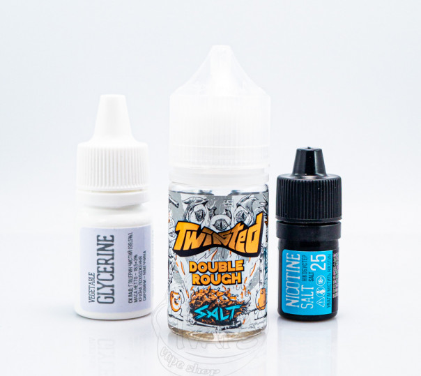 Жидкость Twisted Salt Double Rough 30ml 25mg со вкусом персика и ананаса (набор компонентов)
