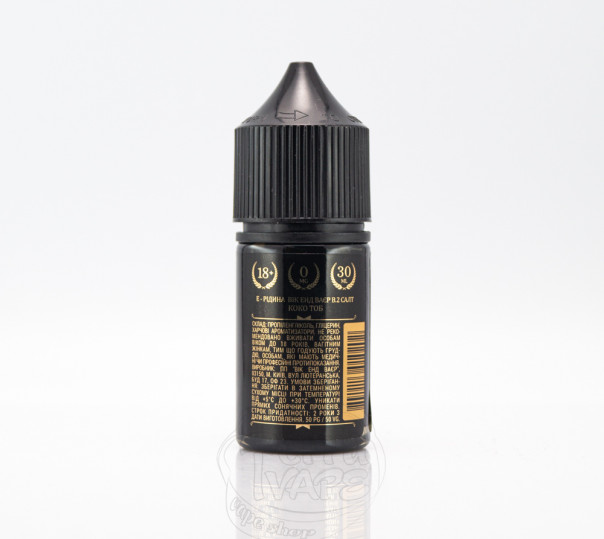 Рідина Wick&Wire Salt Coco Tob v2 30ml 0mg без нікотину зі смаком тютюну з кокосом
