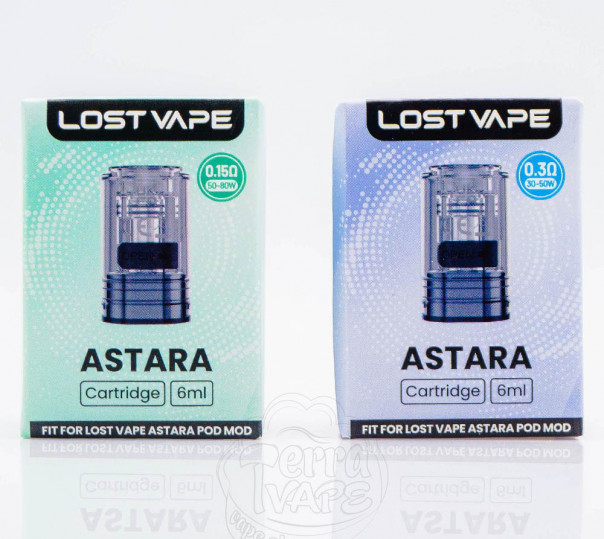 Картридж Lost Vape Astara Pod Cartridge 6ml для многоразовой POD системы Lost Vape Astara