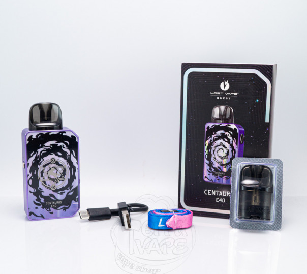 Lost Vape Centaurus E40 Pod Kit 1400mAh E40 Bingo Багаторазова POD система Lost Vape Centaurus E40 Pod Kit 1400mAh E40 Bingo Багаторазова POD система