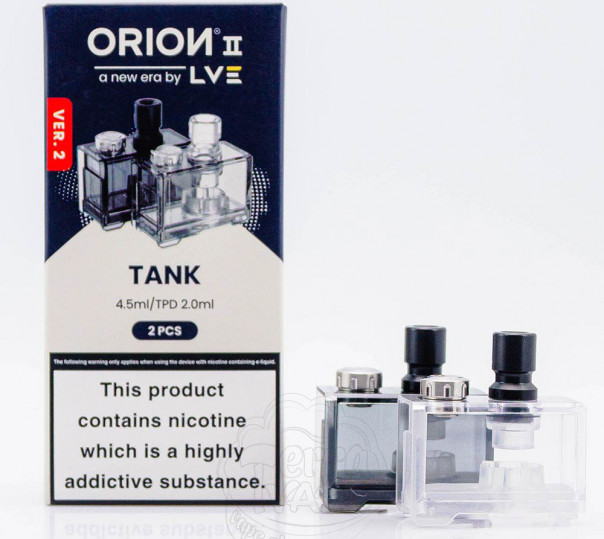 Пустой картридж LVE Orion 2 Pro Empty Pod Cartridge 4.5мл (для испарителя) для POD мода LVE Orion II Pro Пустой картридж LVE Orion 2 Pro Empty Pod Cartridge 4.5мл (для испарителя) для POD мода LVE Orion II Pro