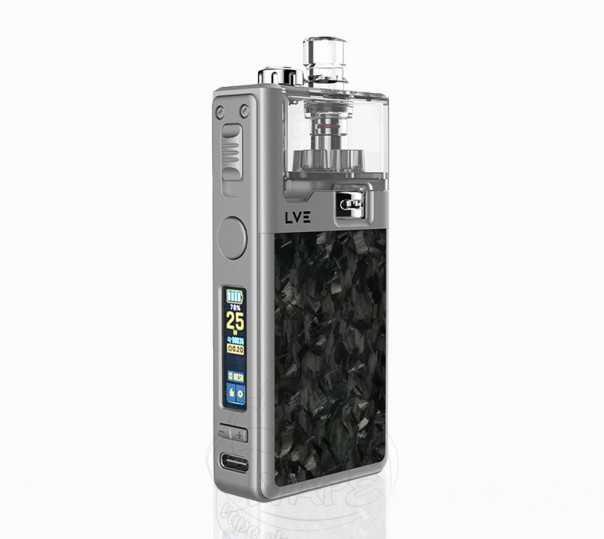 LVE Orion 2 Pro Pod Mod Kit 50W 1900mAh Silver Forged Carbon (Limited Edition) Багаторазова POD система
