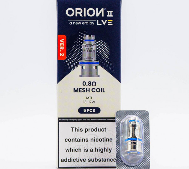Испаритель LVE Orion 2 Pro Replacement Coil 0.8Ом для POD мода LVE Orion II Pro
