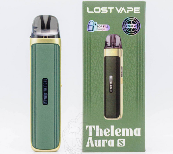 Lost Vape Thelema Aura S Pod Kit 1600mAh Багаторазова POD система Lost Vape Thelema Aura S Pod Kit 1600mAh Багаторазова POD система