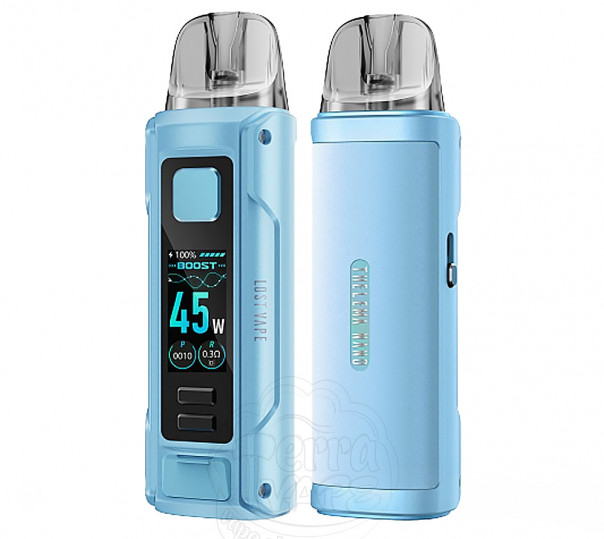 Lost Vape Thelema Nano Pod Kit 1500mAh Lake Blue Багаторазова POD система Lost Vape Thelema Nano Pod Kit 1500mAh Lake Blue Багаторазова POD система