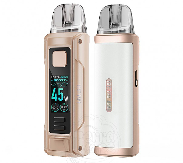 Lost Vape Thelema Nano Pod Kit 1500mAh Champange Gold Багаторазова POD система Lost Vape Thelema Nano Pod Kit 1500mAh Champange Gold Багаторазова POD система
