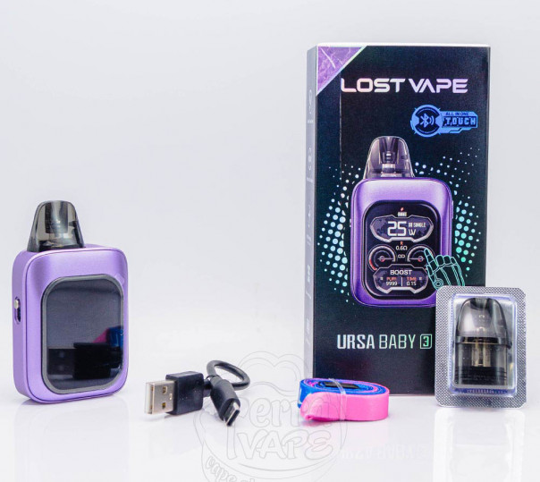 Lost Vape Ursa Baby 3 Pro Pod Kit 1300mAh Многоразовая POD система Lost Vape Ursa Baby 3 Pro Pod Kit 1300mAh Многоразовая POD система