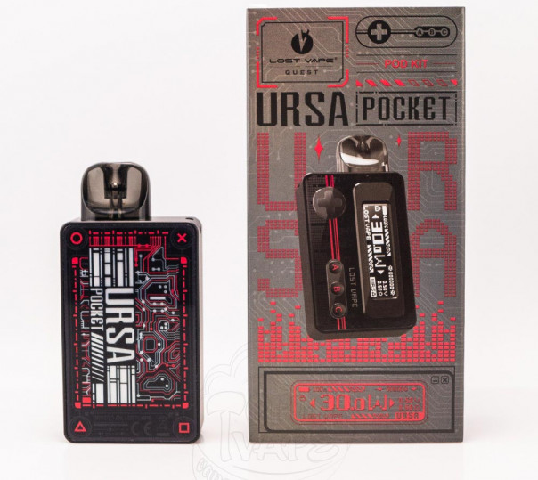 Lost Vape Ursa Pocket Pod Kit 1200mAh Багаторазова POD система Lost Vape Ursa Pocket Pod Kit 1200mAh Багаторазова POD система
