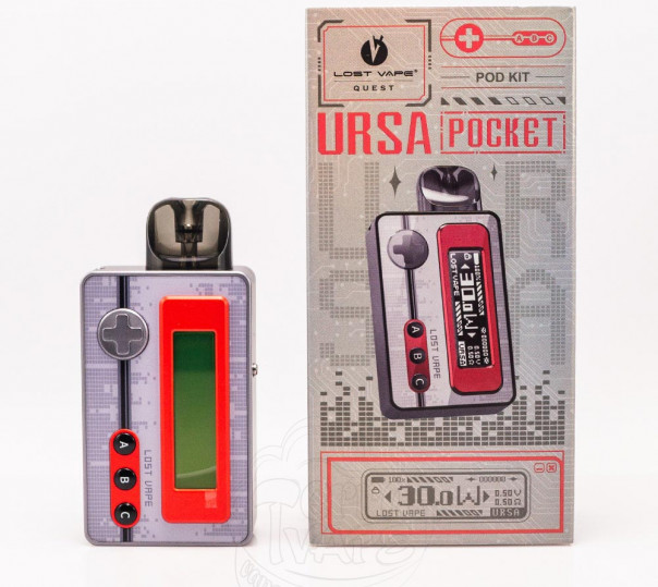 Lost Vape Ursa Pocket Pod Kit 1200mAh Hellsing Grey Багаторазова POD система
