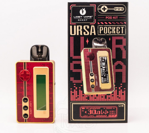 Lost Vape Ursa Pocket Pod Kit 1200mAh Багаторазова POD система Lost Vape Ursa Pocket Pod Kit 1200mAh Багаторазова POD система
