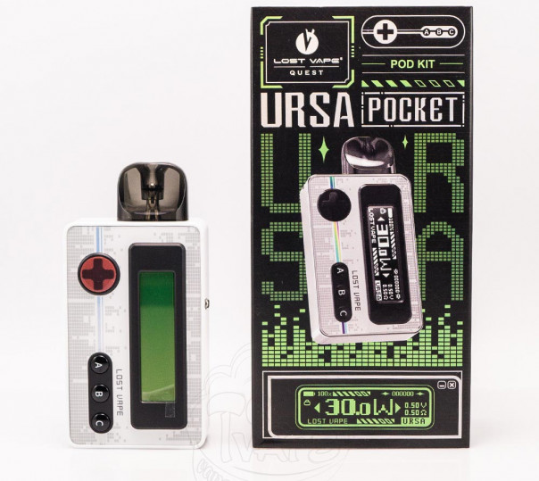 Lost Vape Ursa Pocket Pod Kit 1200mAh Багаторазова POD система Lost Vape Ursa Pocket Pod Kit 1200mAh Багаторазова POD система