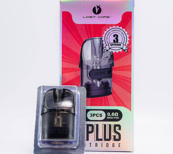 Картридж Lost Vape E-Plus Mesh Cartridge 0.6 Ом для Thelema Elite 40, Art 40, Nano, Centaurus E40 / Max / Ultra Kit