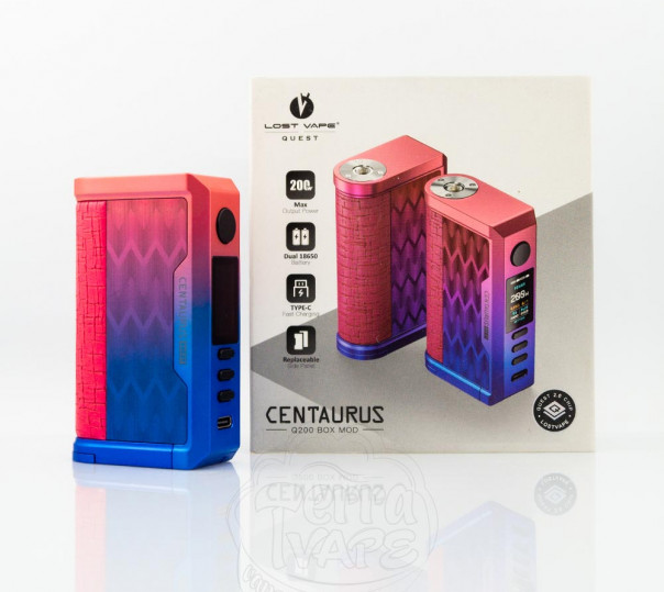 Lost Vape Centaurus Q200 Мод 200w Бокс мод Lost Vape Centaurus Q200 Мод 200w Бокс мод
