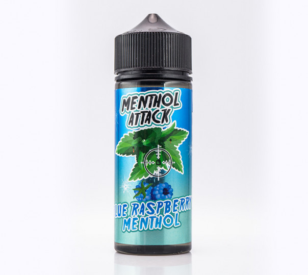 Menthol Attack Organic Blue Raspberry Menthol 120ml 3mg на органічному нікотині