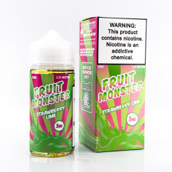 Fruit Monster Organic Strawberry Lime 100ml 3mg