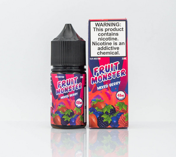 Жидкость Fruit Monster Salt Mixed Berry 30ml 48mg на солевом никотине со вкусом ягод