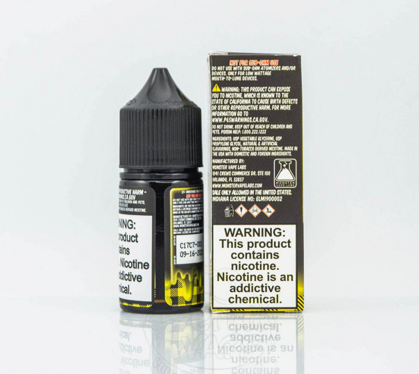 Рідина Jam Monster Salt Lemon 30ml 48mg на сольовому нікотині зі смаком лимонного джему Рідина Jam Monster Salt Lemon 30ml 48mg на сольовому нікотині зі смаком лимонного джему