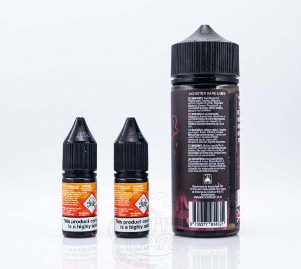 Жидкость Jam Monster Organic Shortfill Raspberry 110ml 1.5mg на органическом никотине со вкусом малинового джема Жидкость Jam Monster Organic Shortfill Raspberry 110ml 1.5mg на органическом никотине со вкусом малинового джема