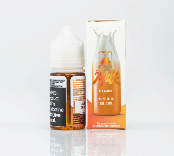 Жидкость Milk Monster Salt Cinnamon 30ml 48mg на солевом никотине со вкусом молока с корицей Жидкость Milk Monster Salt Cinnamon 30ml 48mg на солевом никотине со вкусом молока с корицей