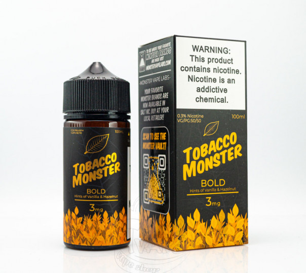 Жидкость Tobacco Monster Organic Bold 100ml 3mg