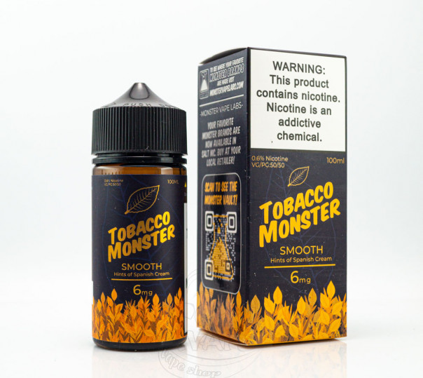 Рідина Tobacco Monster Organic Smooth 100ml 6mg