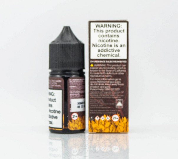 Рідина Tobacco Monster Salt Rich 30ml 24mg на сольовому нікотині зі смаком тютюну з горіхом Рідина Tobacco Monster Salt Rich 30ml 24mg на сольовому нікотині зі смаком тютюну з горіхом