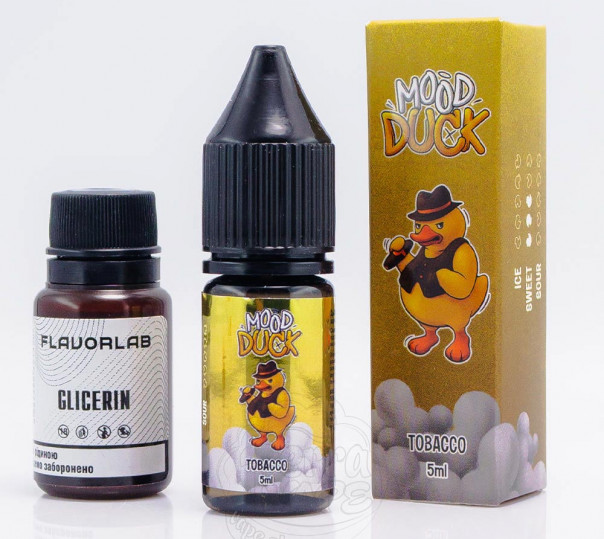Рідина MoodDuck Salt Tobacco 10ml 50mg зі смаком тютюну (набір компонентів)