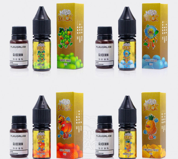 Жидкость MoodDuck Salt 10ml (набор компонентов)