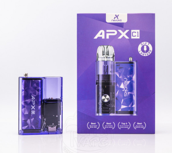 Nevoks APX C1 Pod System Kit 1000mAh Багаторазова POD система Nevoks APX C1 Pod System Kit 1000mAh Багаторазова POD система