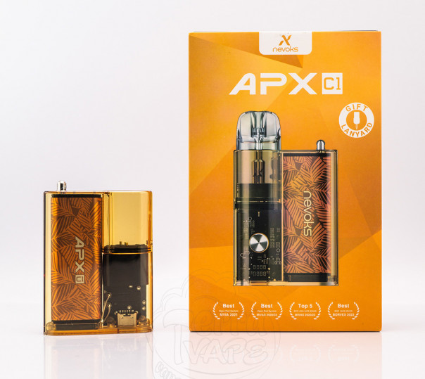 Nevoks APX C1 Pod System Kit 1000mAh Багаторазова POD система Nevoks APX C1 Pod System Kit 1000mAh Багаторазова POD система