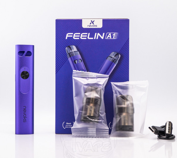 Nevoks Feelin A1 Pod Kit 1000mAh Grey Багаторазова POD система Nevoks Feelin A1 Pod Kit 1000mAh Grey Багаторазова POD система