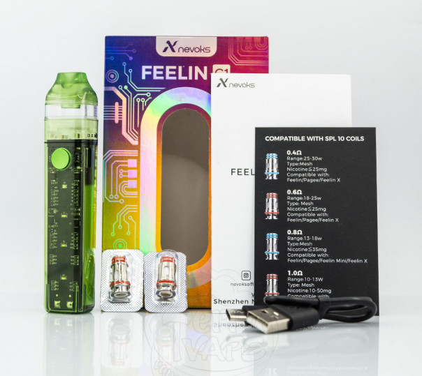 Nevoks Feelin C1 Pod Kit 1000mAh Pink Clear Багаторазова POD система Nevoks Feelin C1 Pod Kit 1000mAh Pink Clear Багаторазова POD система