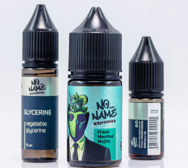 Жидкость No name Salt Fresh Menthol Mojito 30ml 50mg со вкусом мохито и ментола (набор компонентов)
