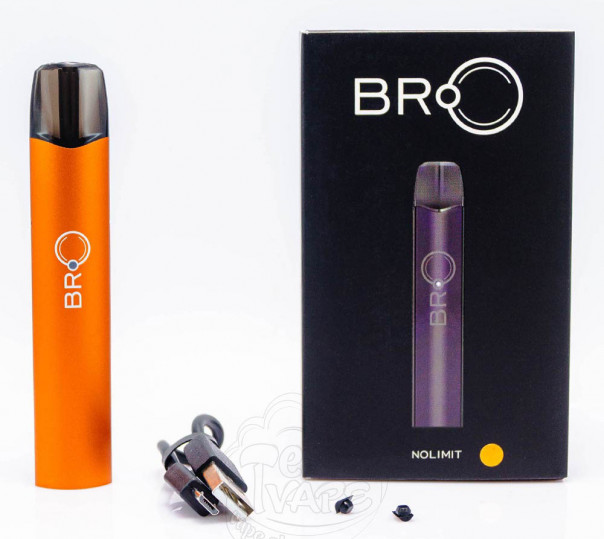 Nolimit Bro Pod Kit 350mAh Gold Багаторазова POD система Nolimit Bro Pod Kit 350mAh Gold Багаторазова POD система