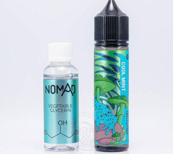 Рідина Jabas Juice Organic Cool Mint 60ml 0mg зі смаком м'яти (набір компонентів)