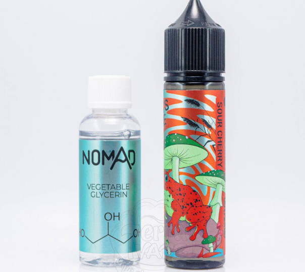 Рідина Jabas Juice Organic Sour Cherry 60ml 3mg зі смаком кислої вишні (набір компонентів)