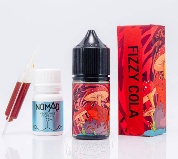Рідина Jaba's Juice Salt Fizzy Cola 30ml 30mg зі смаком коли (набір компонентів)