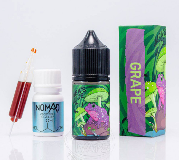 Жидкость Jaba's Juice Salt Grape 30ml 30mg со вкусом винограда (набор компонентов)