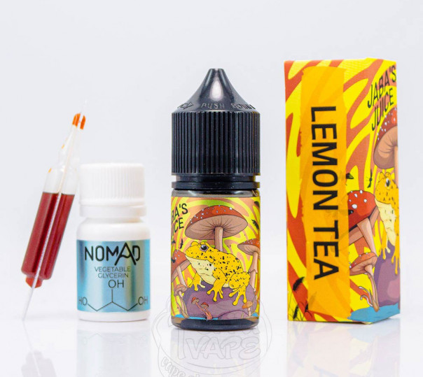 Рідина Jaba's Juice Salt Lemon Tea 30ml 50mg зі смаком лимонного чаю (набір компонентів)