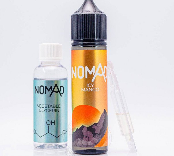 Жидкость Nomad Organic Icy Mango 60ml 3mg со вкусом манго с холодком (набор компонентов)