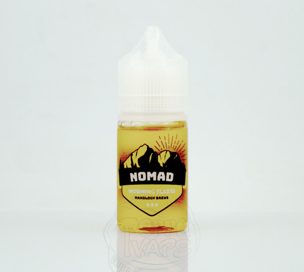 Рідина Nomad Salt Morning Flakes 30ml 30mg на сольовому нікотині зі смаком сухого сніданку з молоком