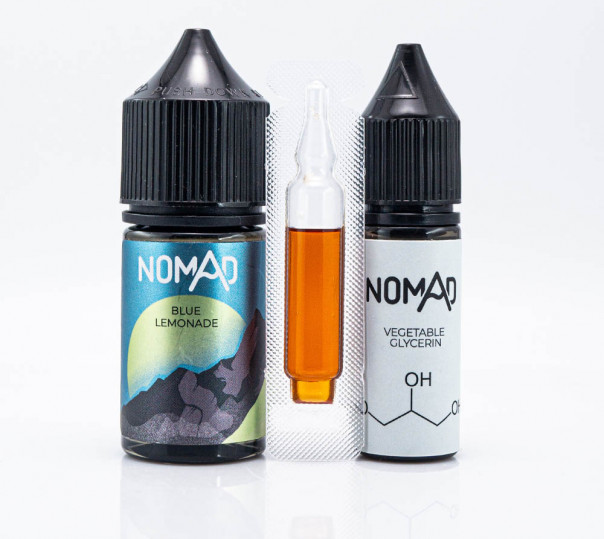 Рідина Nomad Salt Blue Lemonade 30ml 50mg зі смаком ягідного лимонаду (набір компонентів)