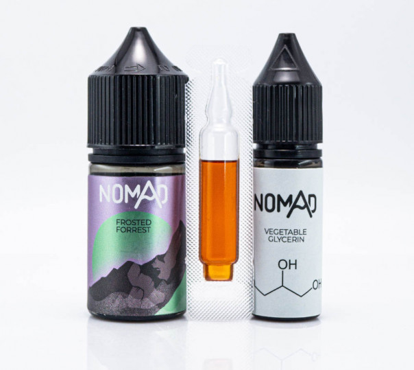 РІдина Nomad Salt Frosted Forest 30ml 50mg зі смаком лісових ягід із м'ятою (набір компонентів)