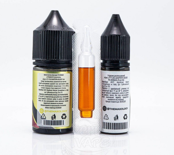 Рідина Nomad Salt Strawberry Bananana 30ml 50mg зі смаком банана та полуниці (набір компонентів) Рідина Nomad Salt Strawberry Bananana 30ml 50mg зі смаком банана та полуниці (набір компонентів)