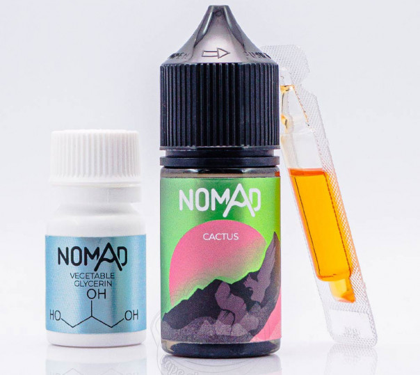 Жидкость Nomad Salt Cactus 30ml 0mg со вкусом кактуса (набор компонентов)