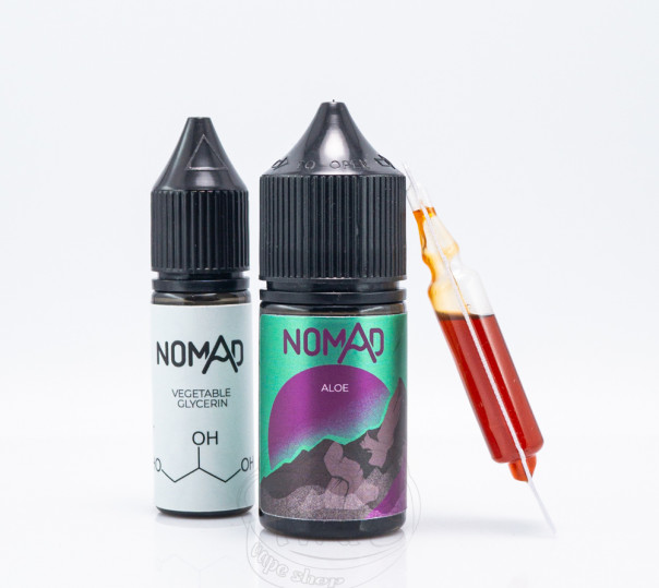 Рідина Nomad Salt Aloe 30ml 25mg зі смаком алое та енергетику (набір компонентів)