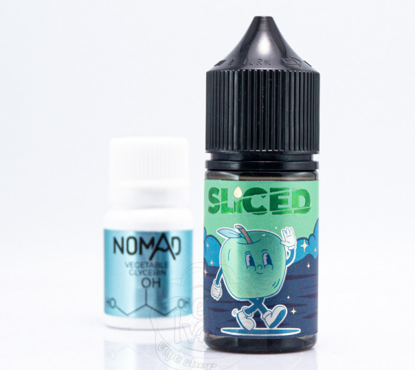 Рідина Sliced Salt Apple 30ml 50mg зі смаком зеленого яблука (набір компонентів)