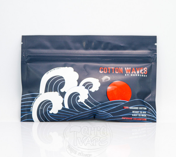 Вата для вейпів Cotton Waves by Maxology 10g