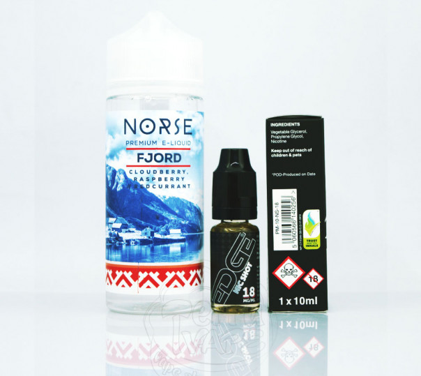 Norse Fjord - Cloudberry Raspberry Red Currant 100ml 0mg без нікотину Norse Fjord - Cloudberry Raspberry Red Currant 100ml 0mg без нікотину