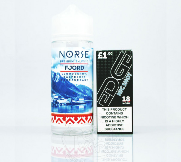 Norse Fjord - Cloudberry Raspberry Red Currant 100ml 0mg без нікотину